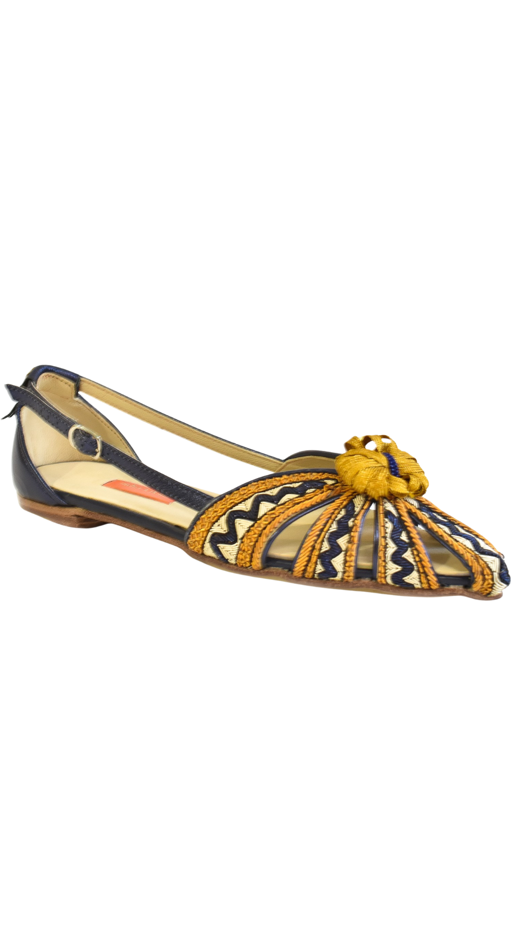 Sonic Sapphire Saffron Queen Doris Slingback
