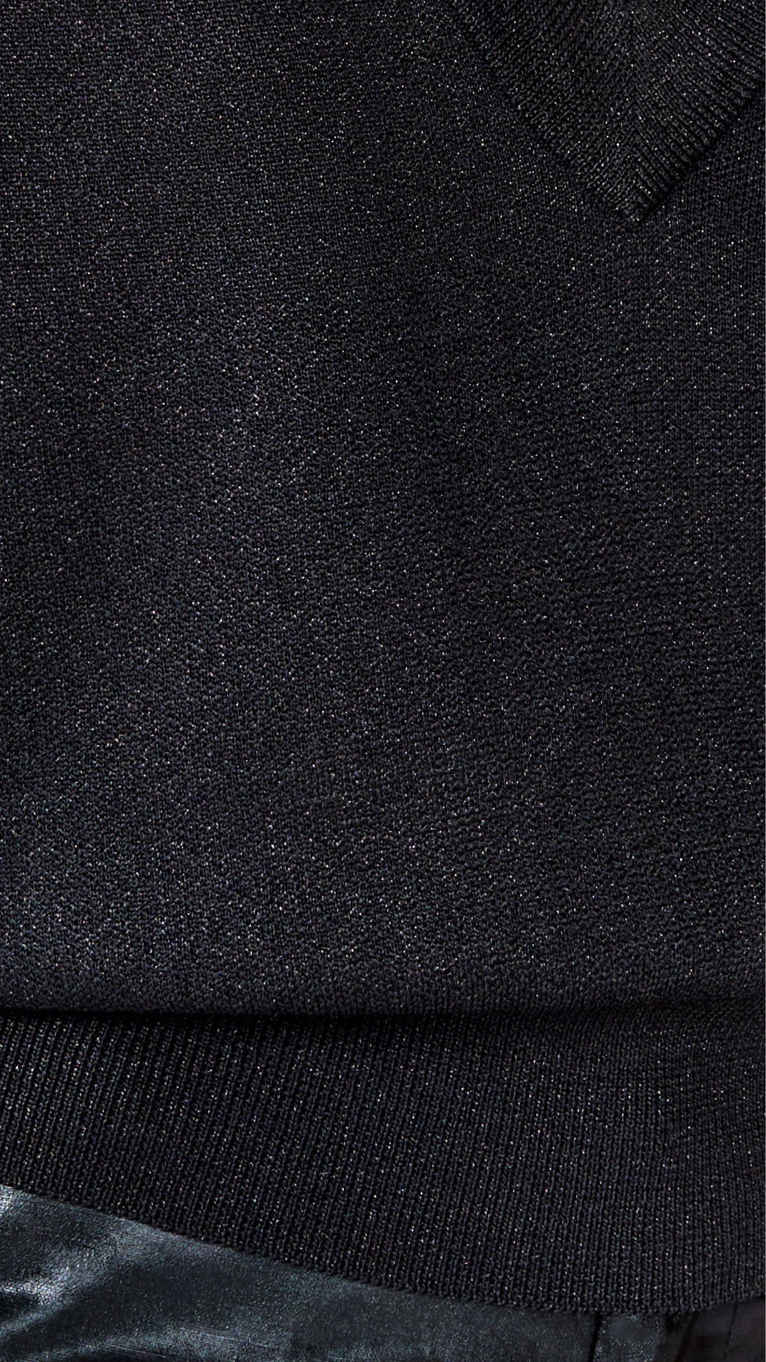 Black Preppy Lurex Knitted Vest