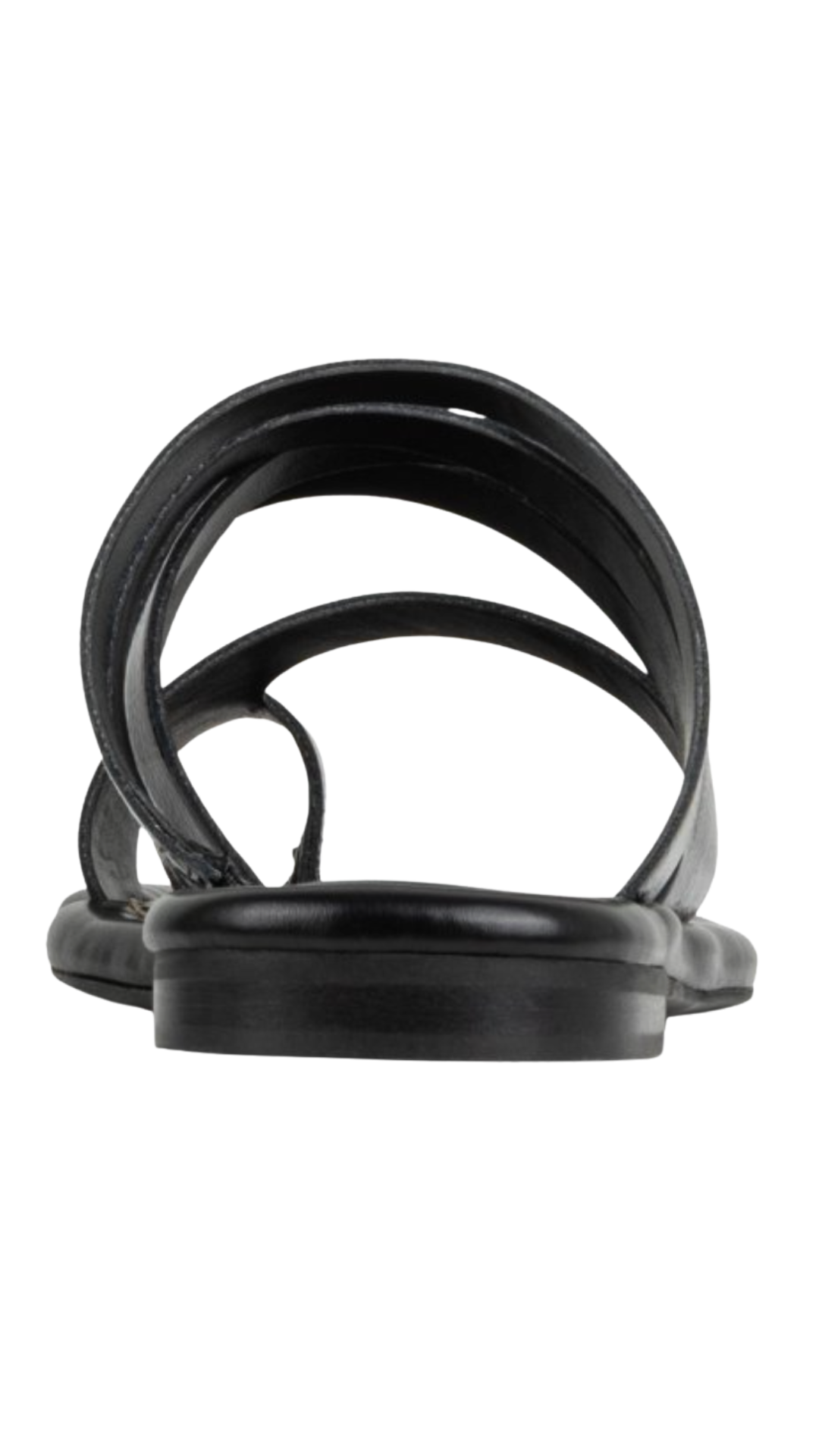 Hazie Black Toe Ring Sandal