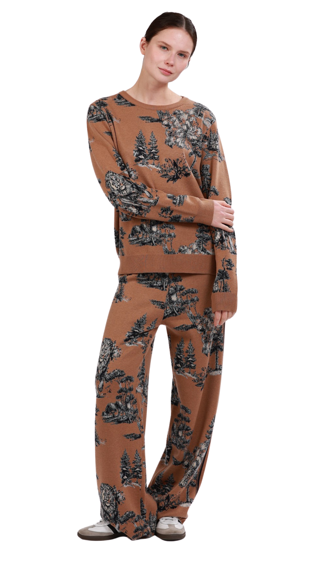 Landscape Camel Sweater