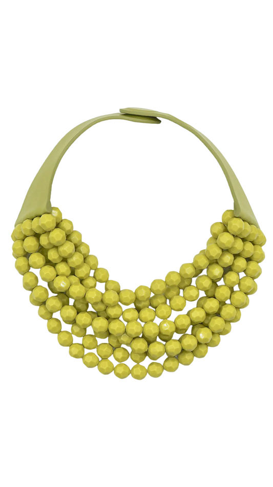 Bella Summer Chartreuse Necklace
