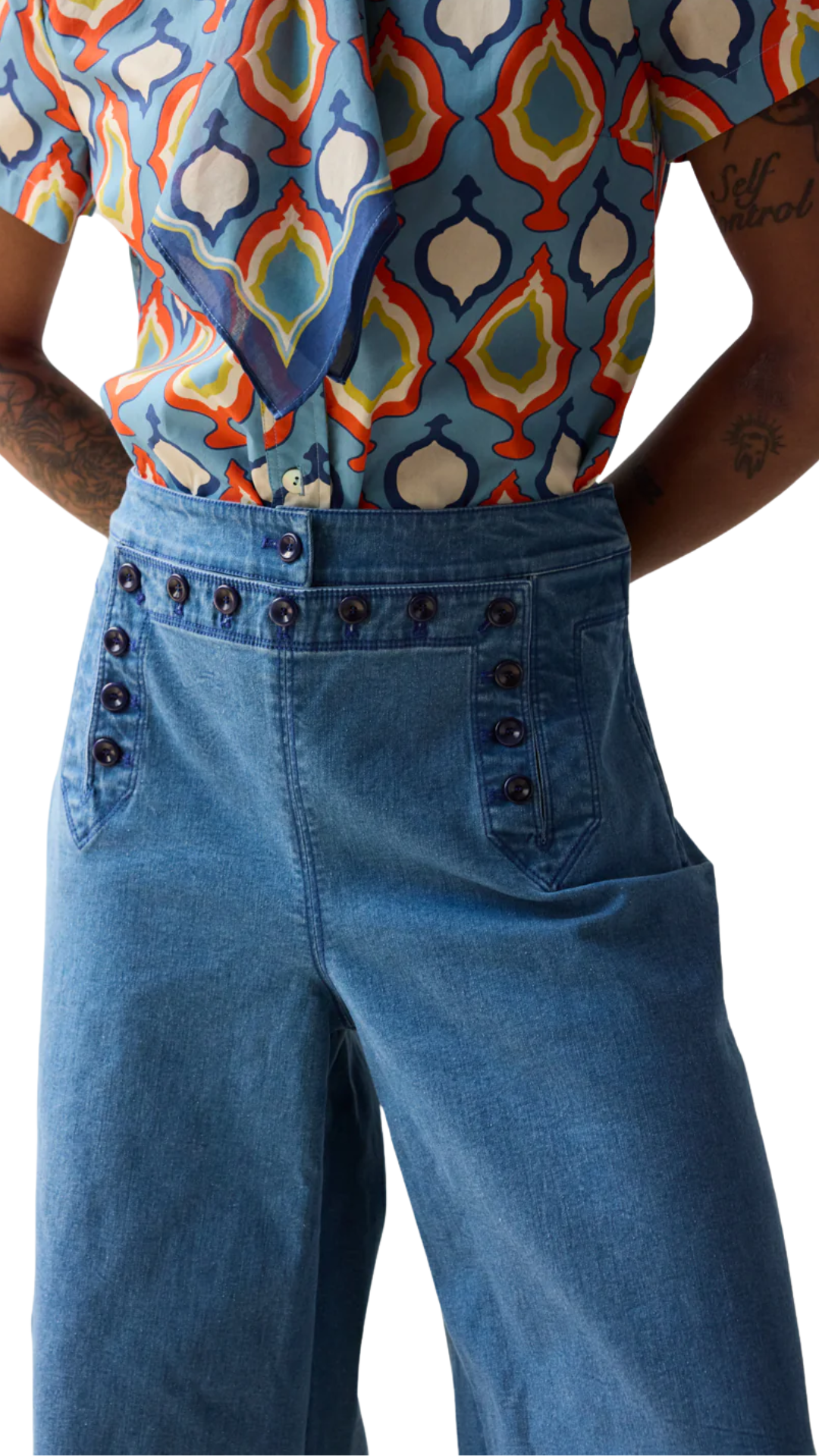 Flared Sailor Jean