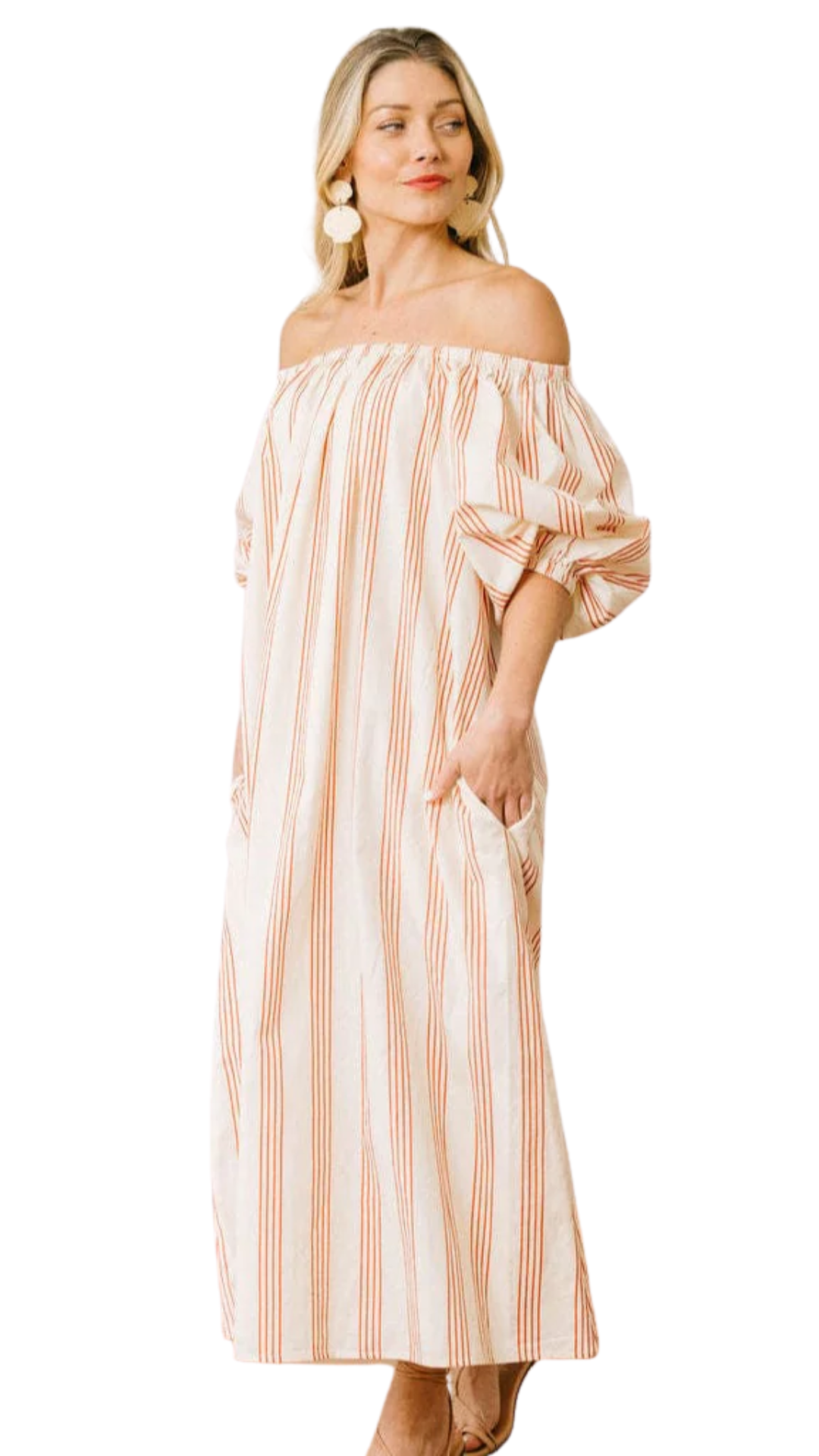 Cherry Pinstripe Ace Dress