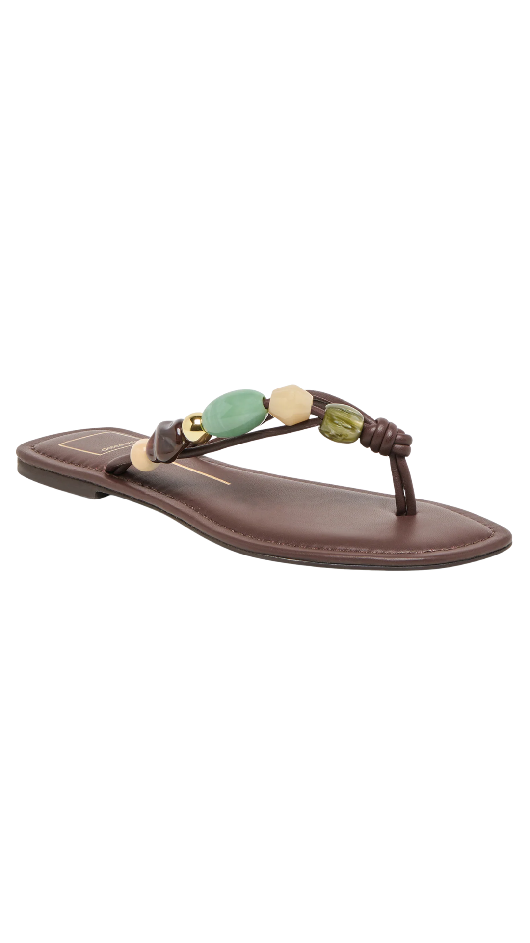 Cely Dark Brown Leather Sandal