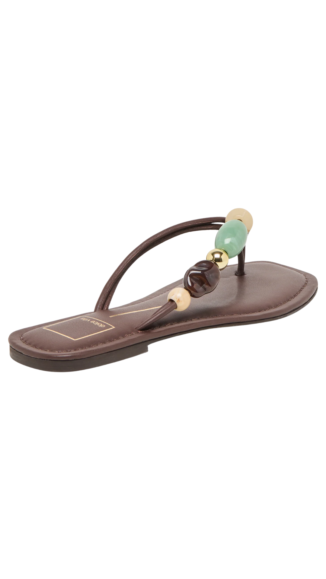 Cely Dark Brown Leather Sandal