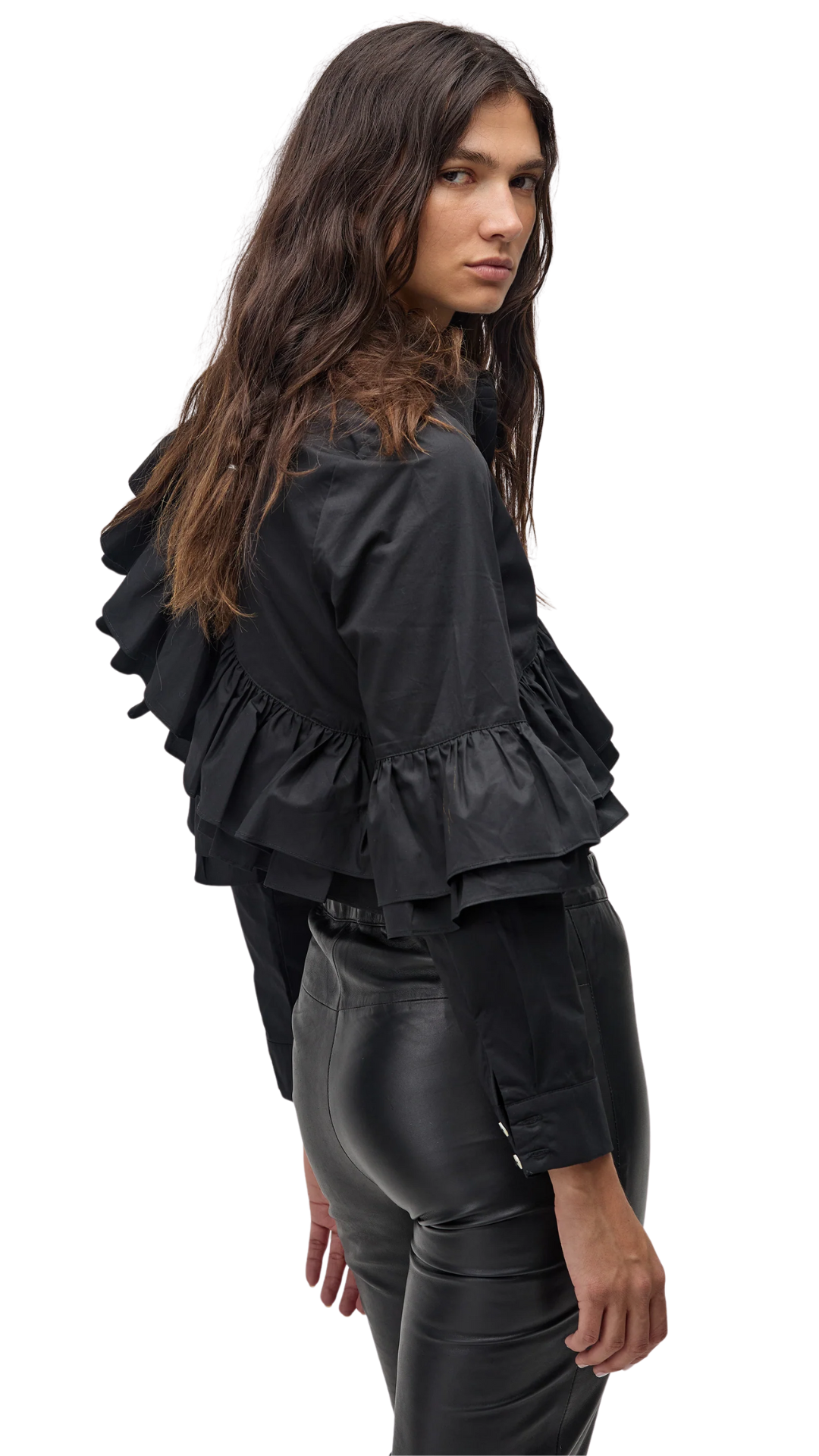 Black Mambo Poplin Shirt