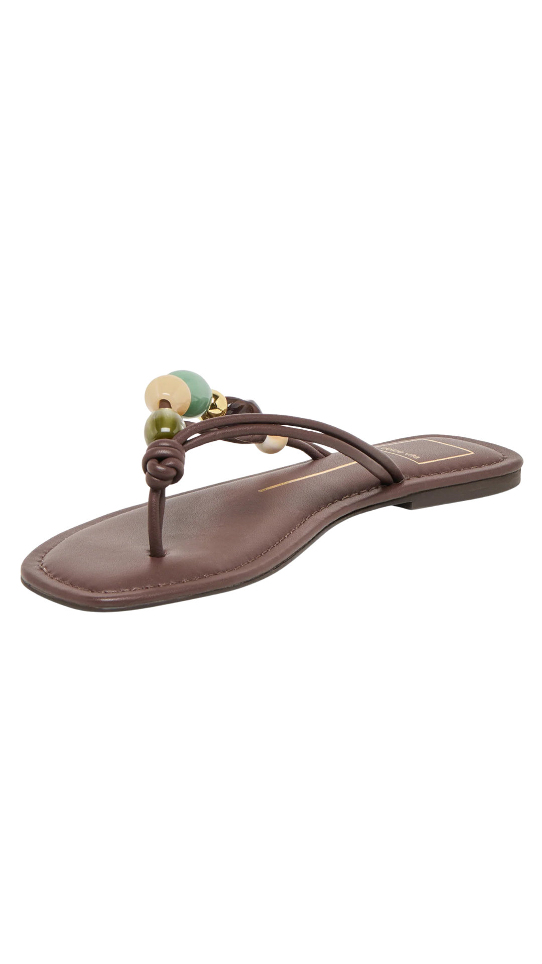 Cely Dark Brown Leather Sandal
