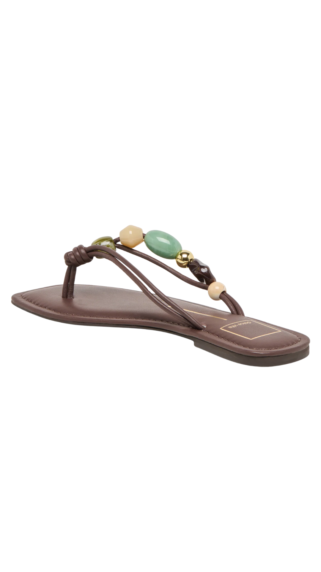 Cely Dark Brown Leather Sandal