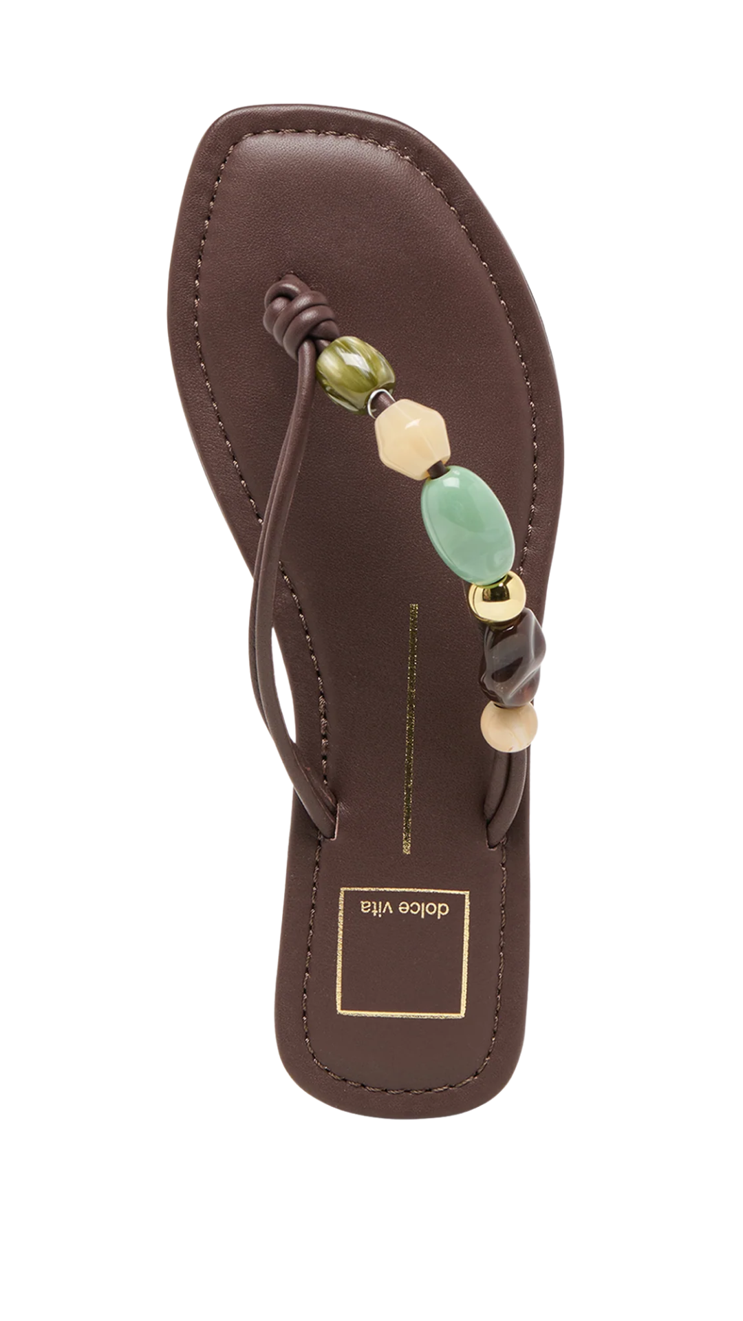Cely Dark Brown Leather Sandal