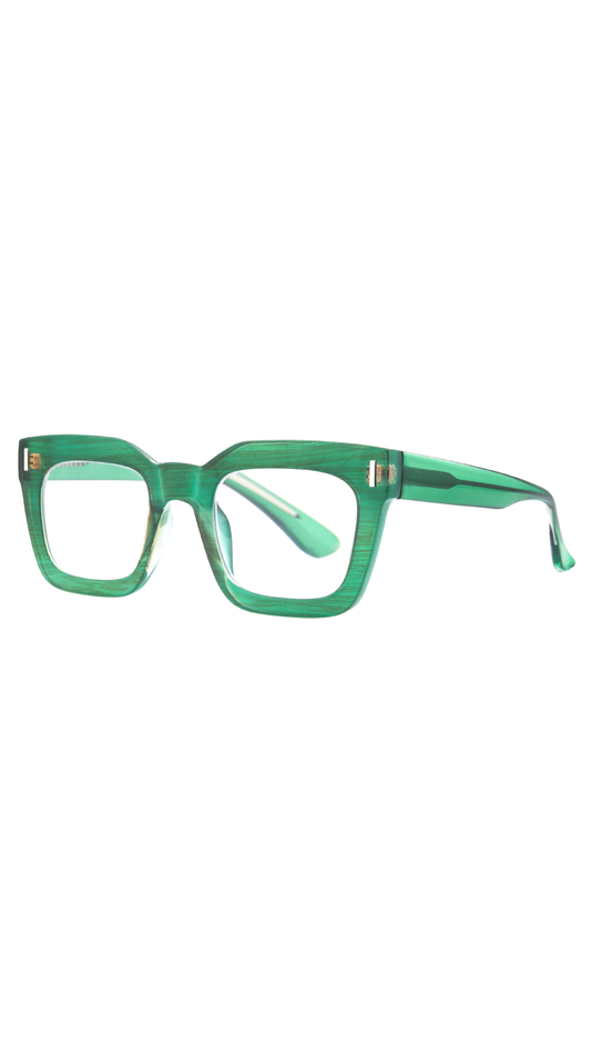 Rumi Green & Brown Stripes Readers