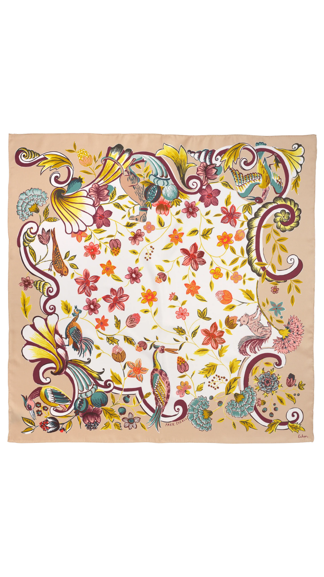 Park Stroll Series Silk Square