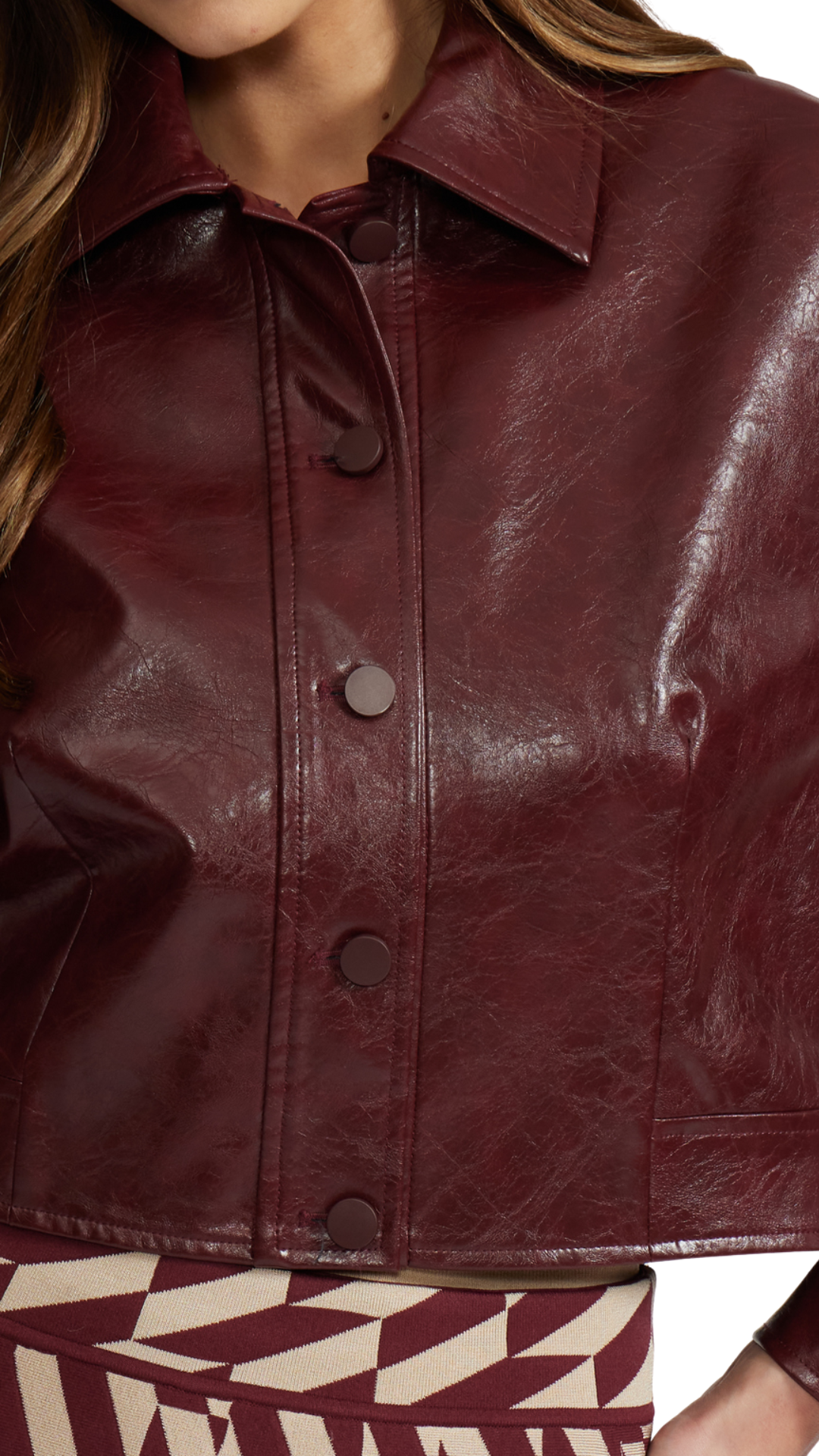 Caleb Faux Leather Jacket
