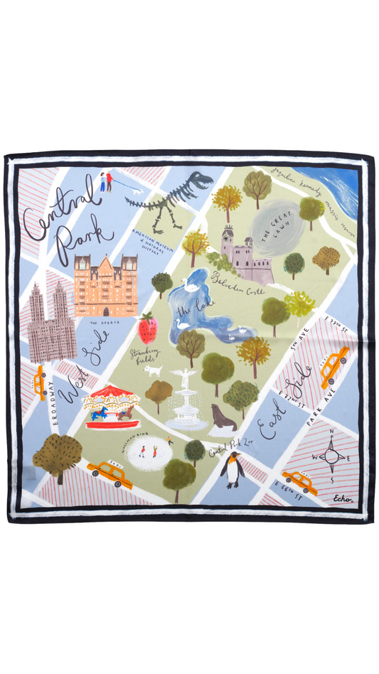 Central Park Silk Bandana