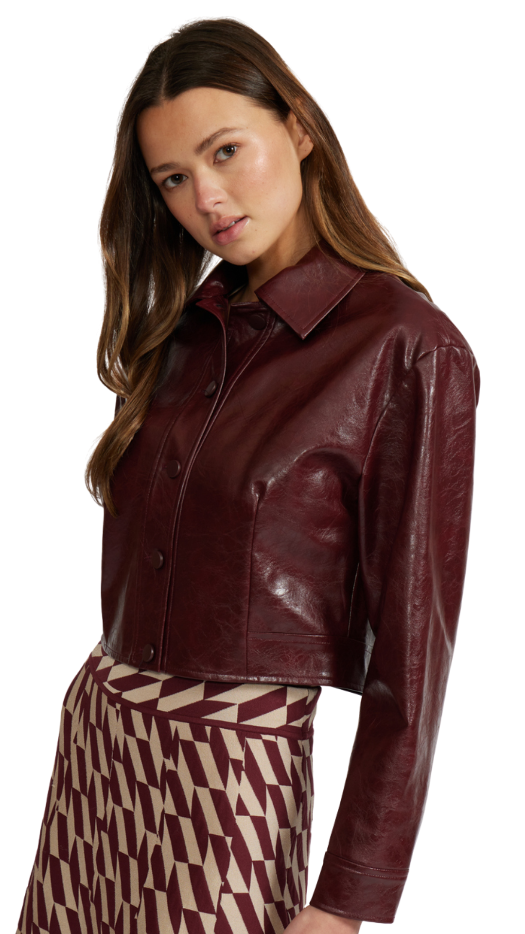 Caleb Faux Leather Jacket