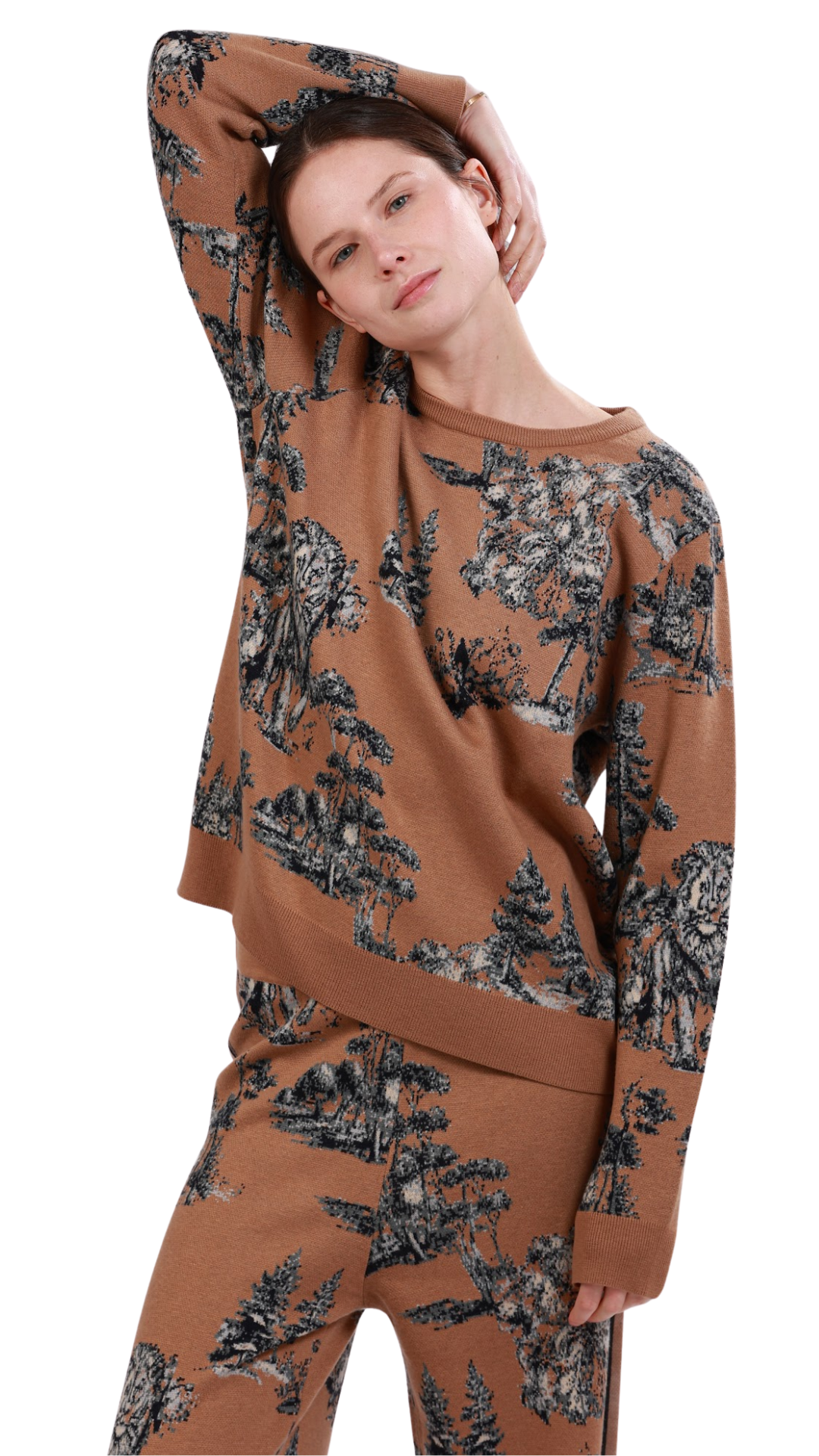Landscape Camel Sweater