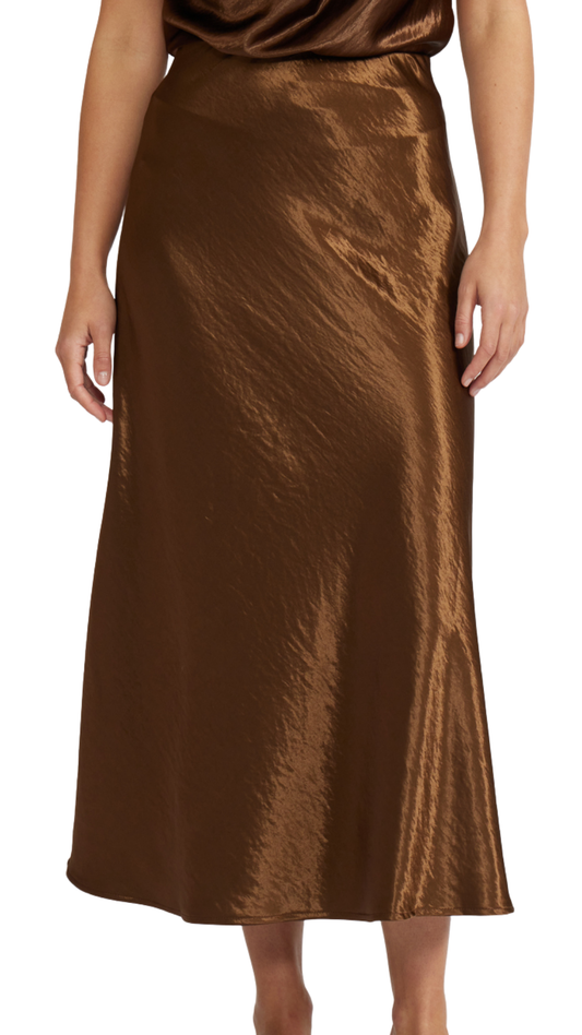 Barbara Satin Skirt