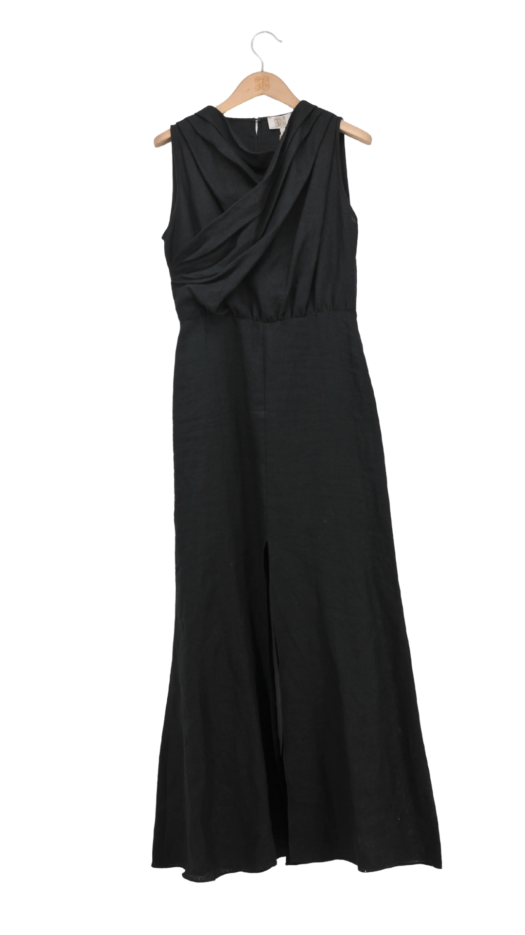 Black Linen Toscana Dress