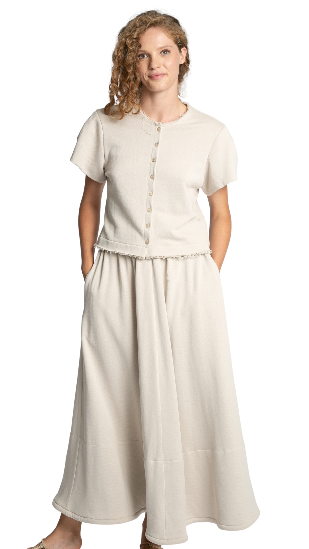 Beige Rustic Skirt