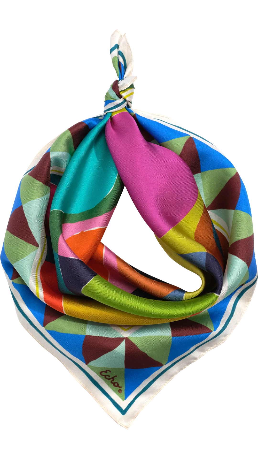 Painted Dots Silk Bandana