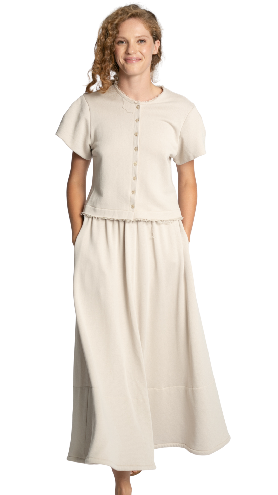 Beige Rustic Skirt