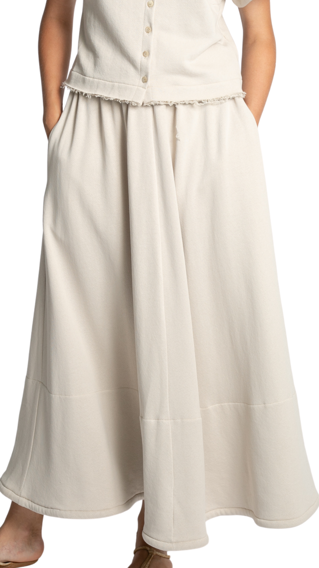 Beige Rustic Skirt