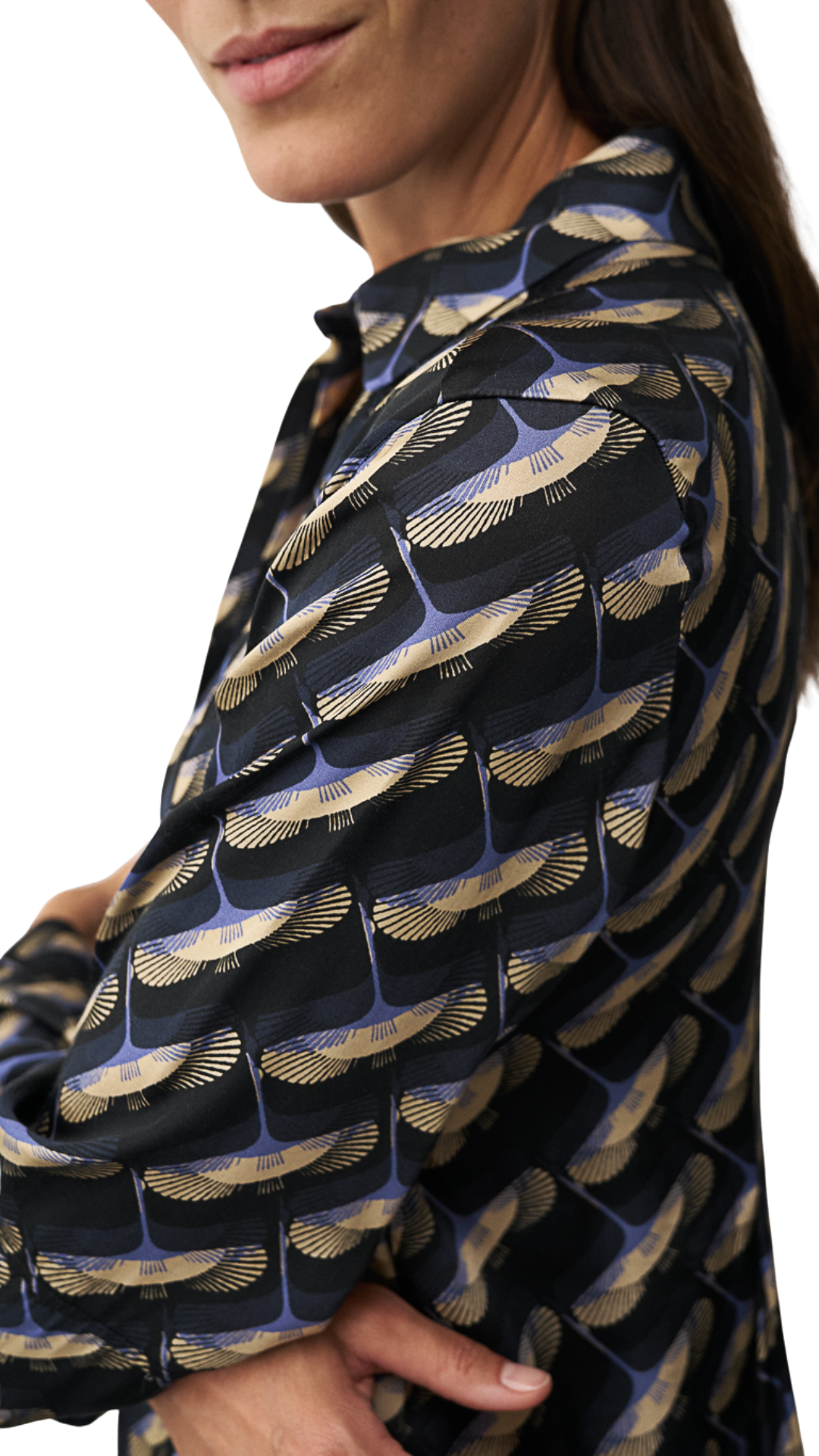 Estell Bird Print Dress