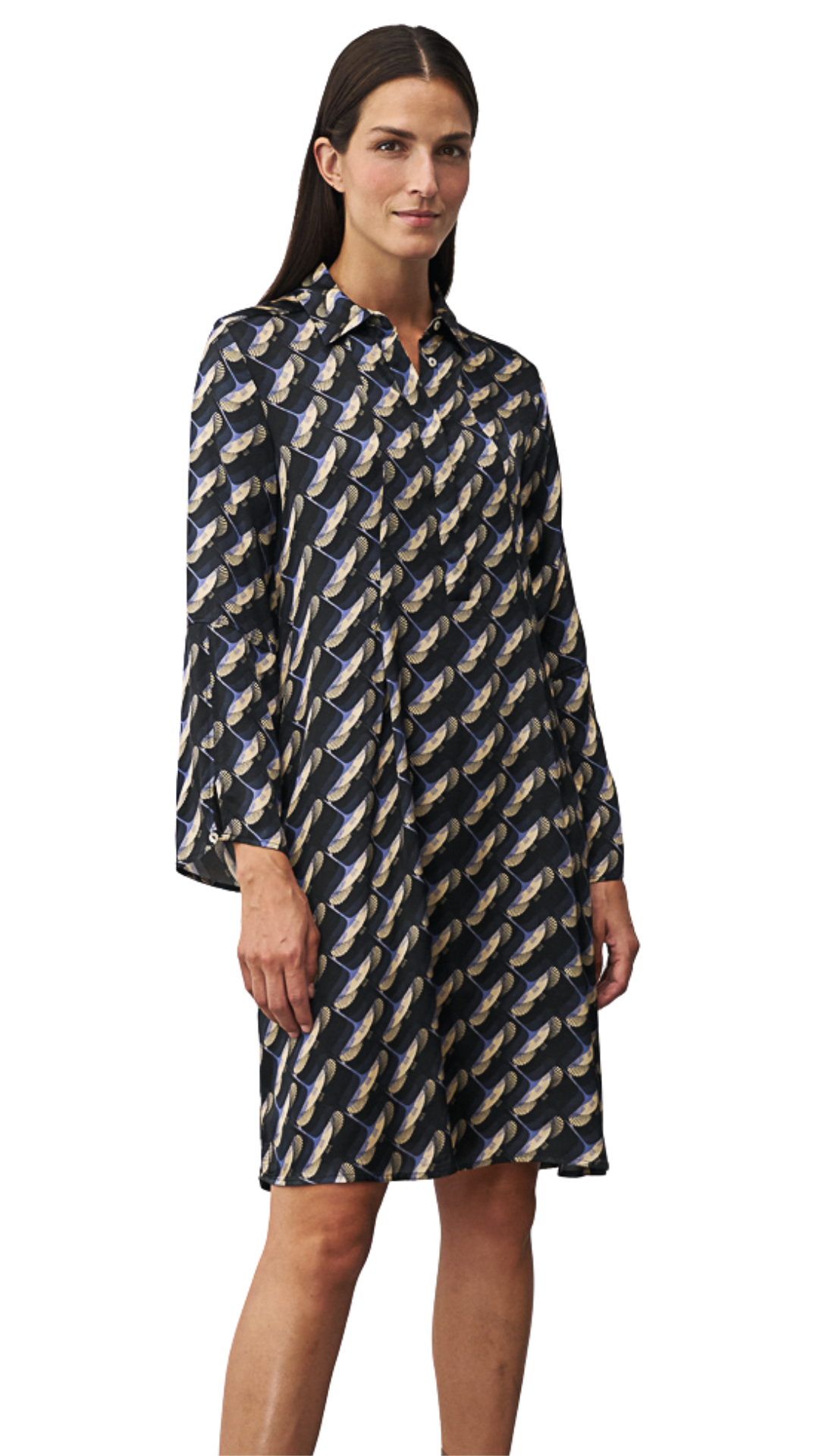 Estell Bird Print Dress