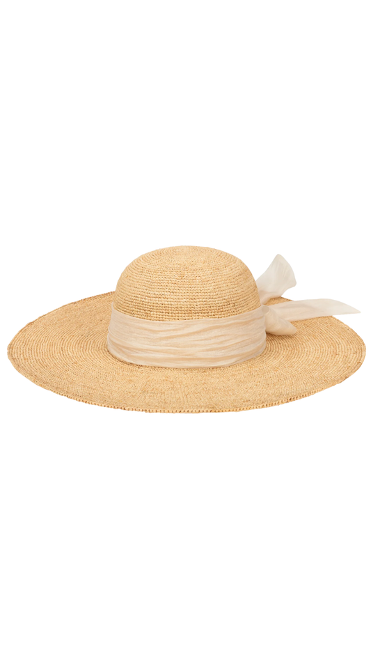 Lily Raffia with Shimmer Bow Hat