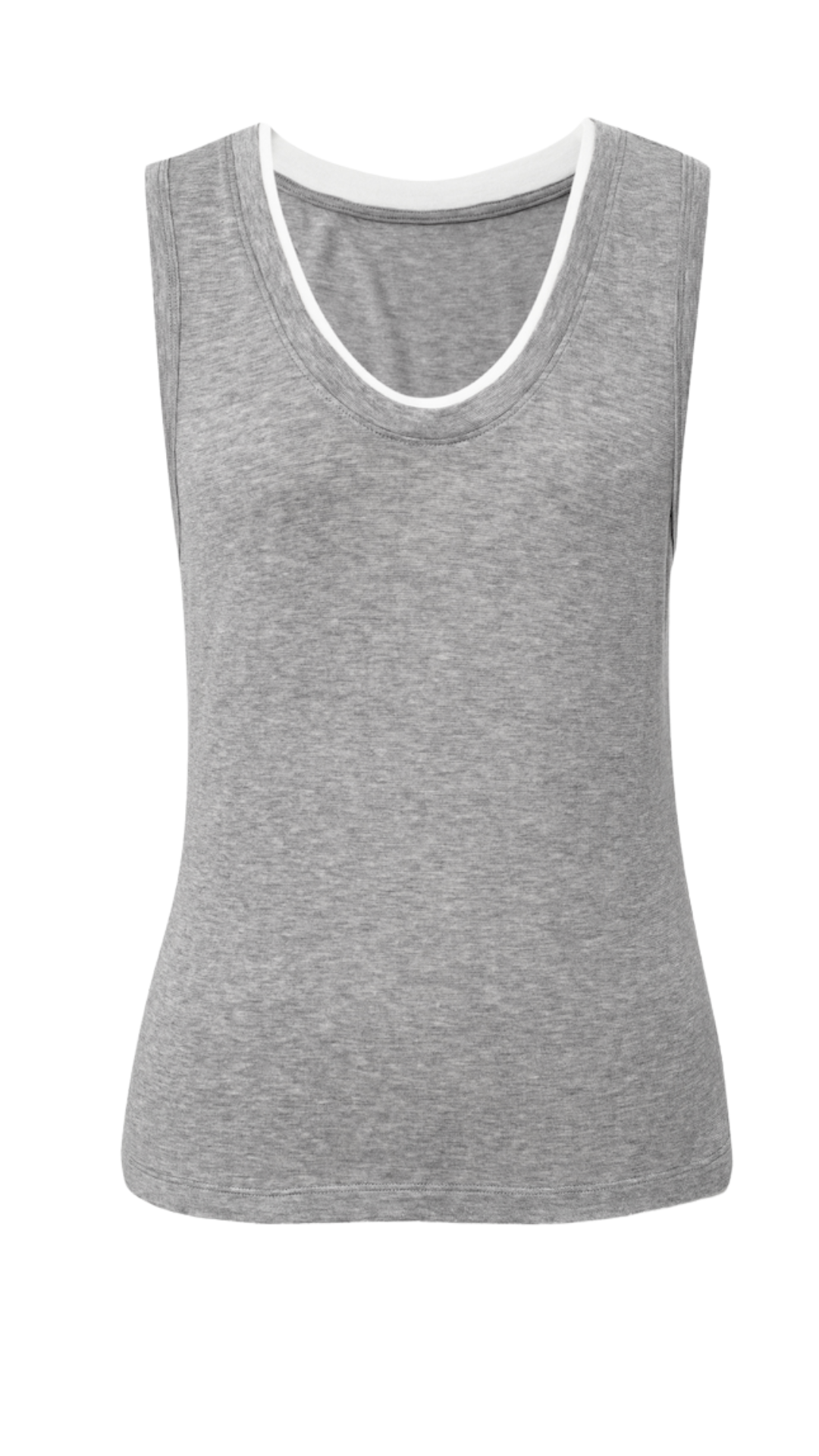 Light Gray Layered Tank
