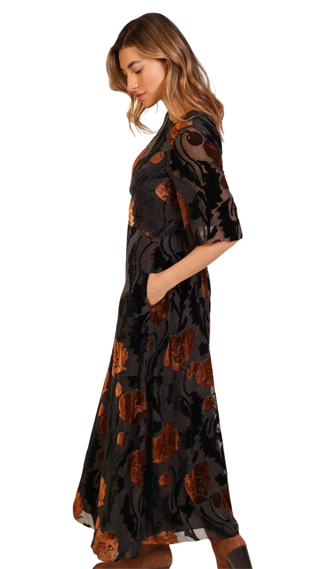 Burnout Millie Dress