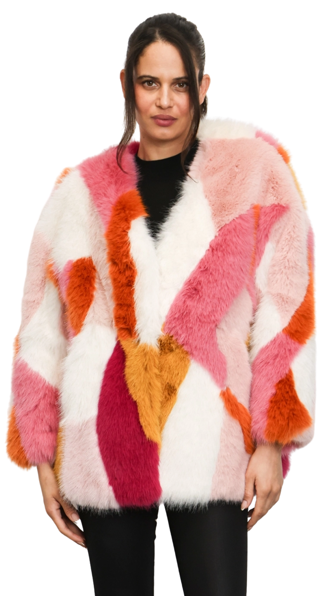 Camellia Faux Fur Jacket