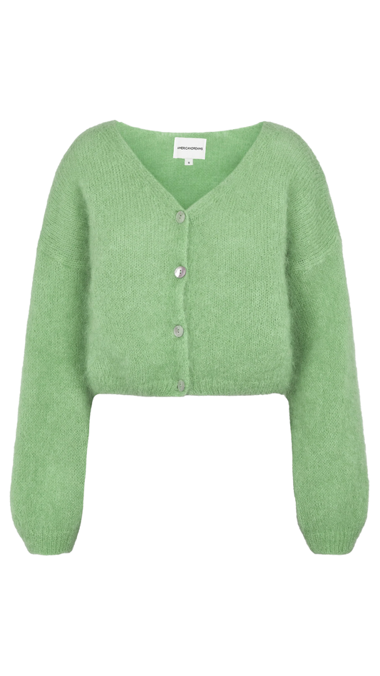 Green Tea Cornelia Cropped Cardigan