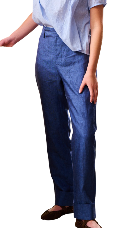 Denim Linen Libby Pant