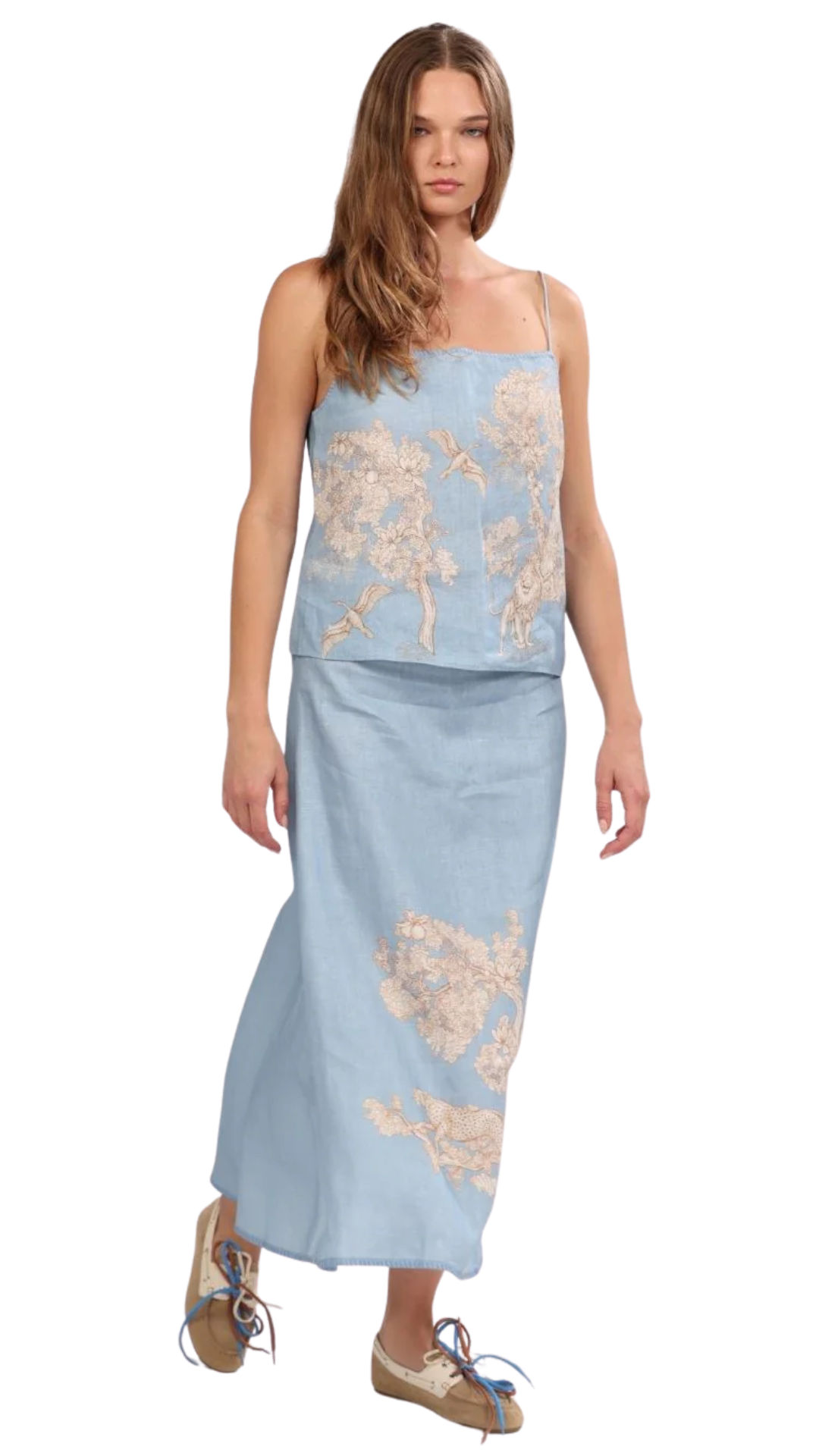 Light Blue Africa Skirt