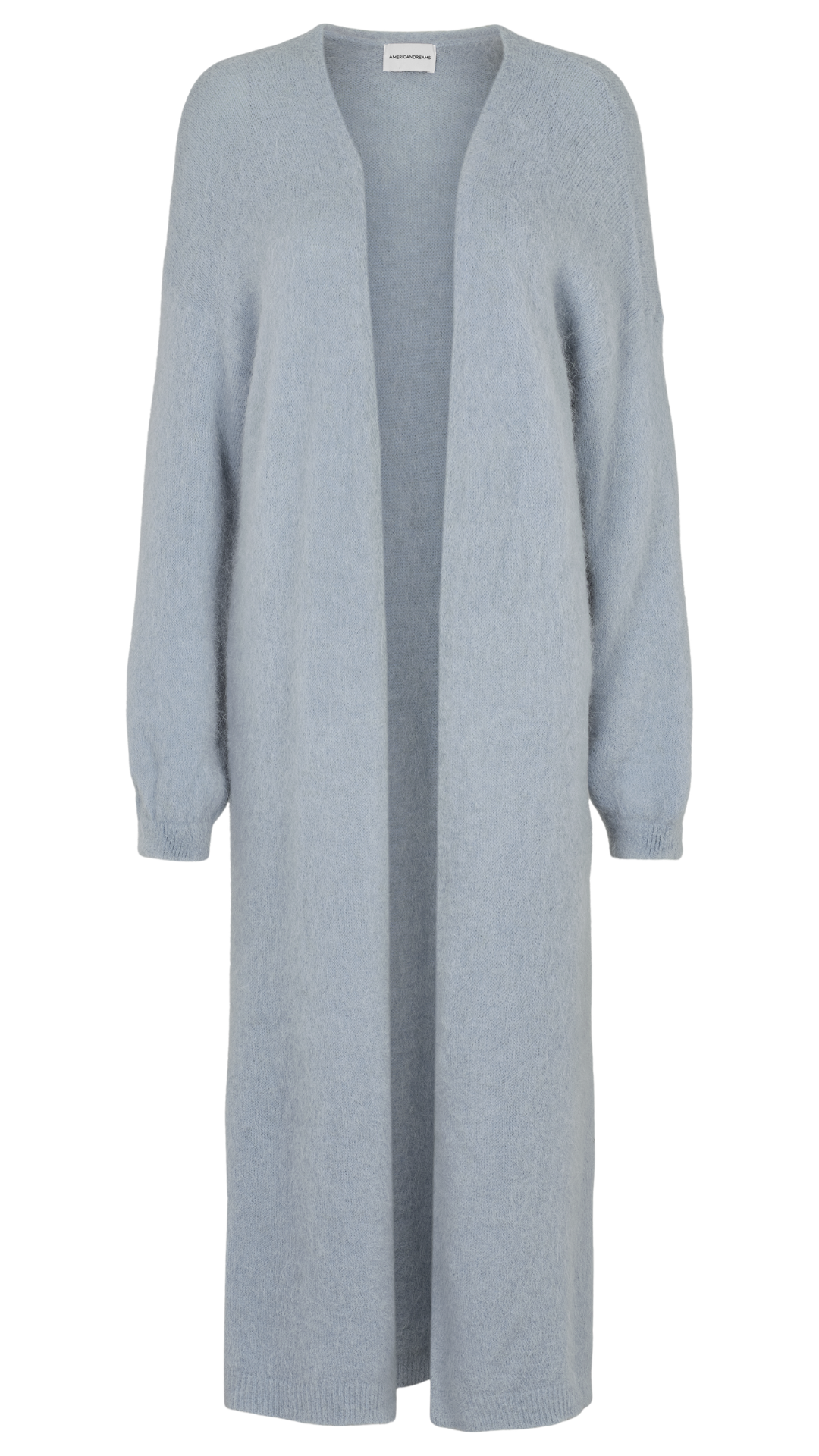 Light Blue June Long Alpaca Cardigan