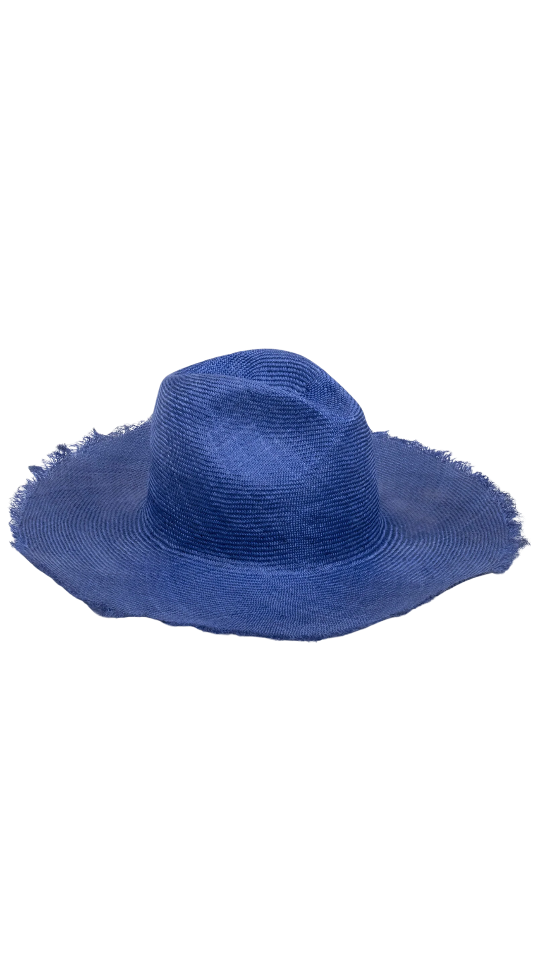 Electric Blue Boncia Parasisol Straw Hat