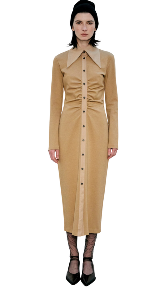 Abito Camel Dress