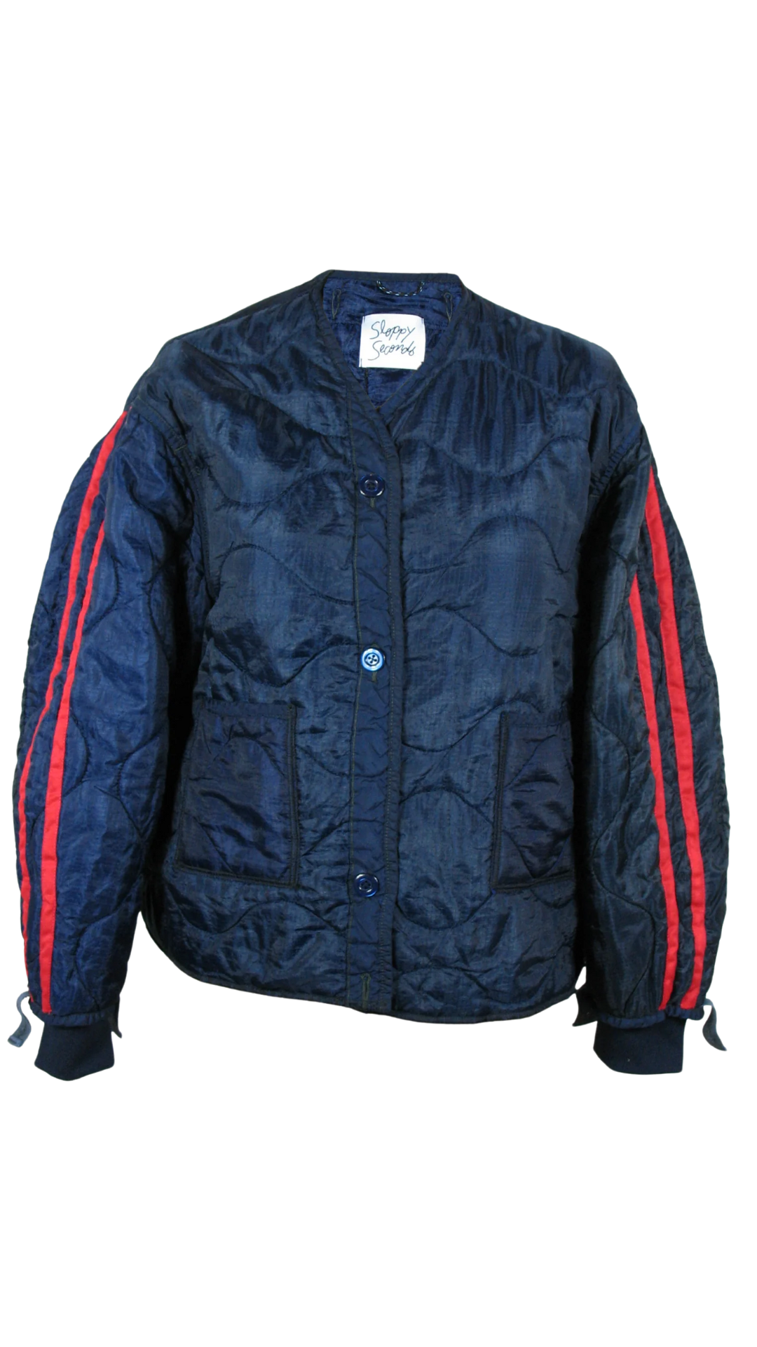 Navy/Red Military Liner Track Jacket