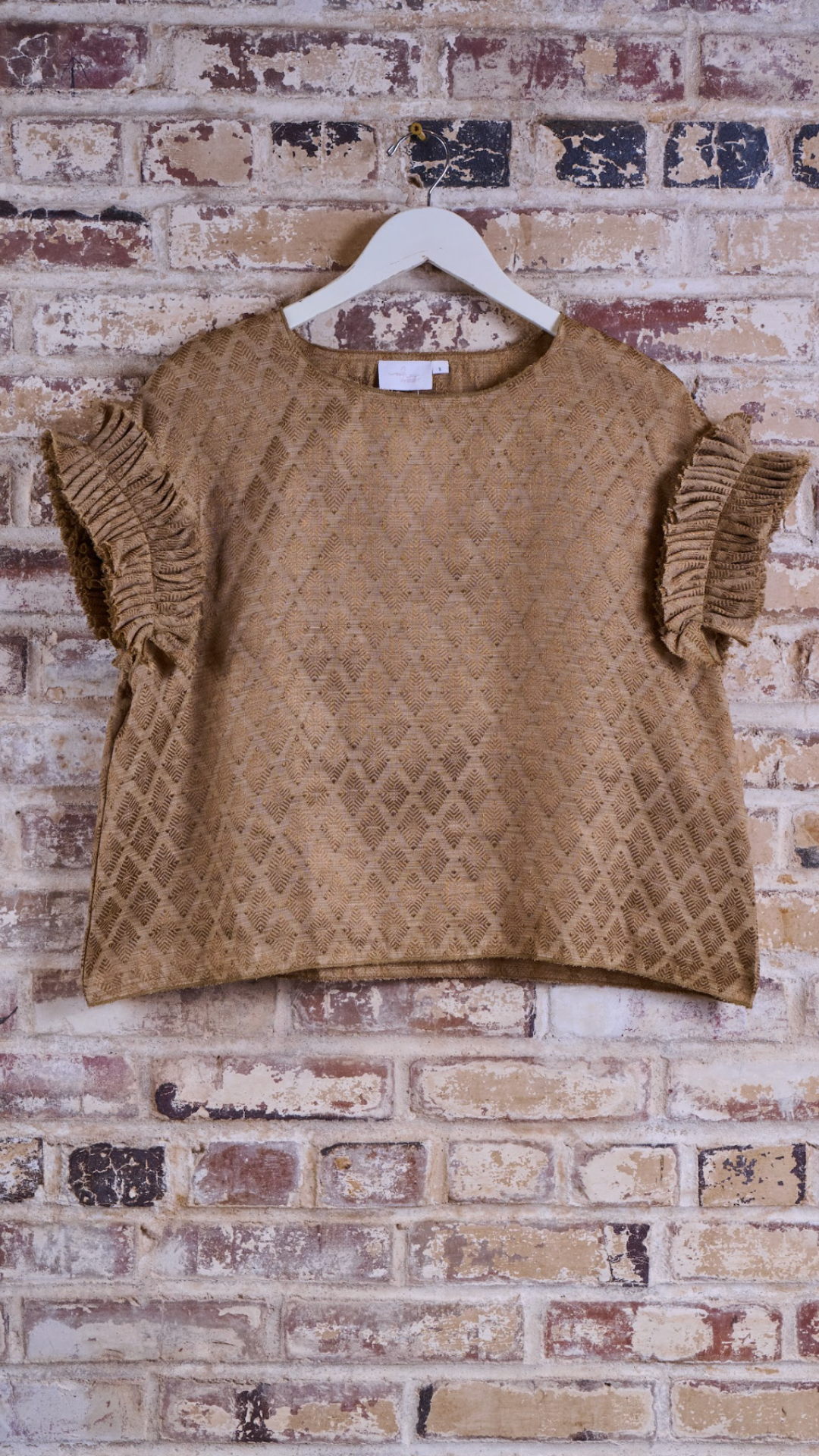 Diamond Brocade Lisa Layered Top