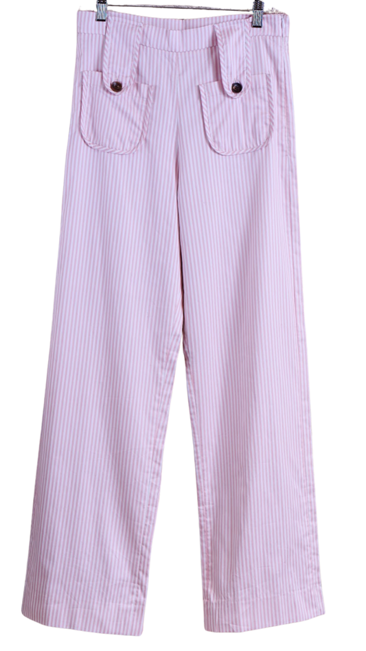 Pink Stripe Tezza Tab Pant