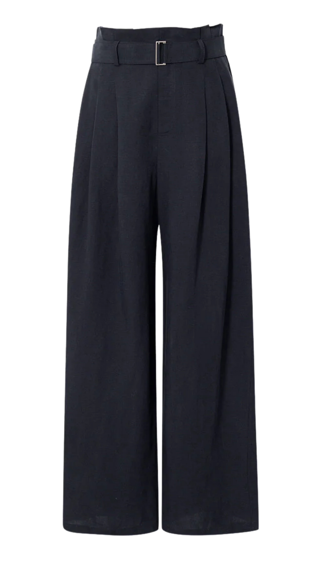 Navy Lyocell Pants