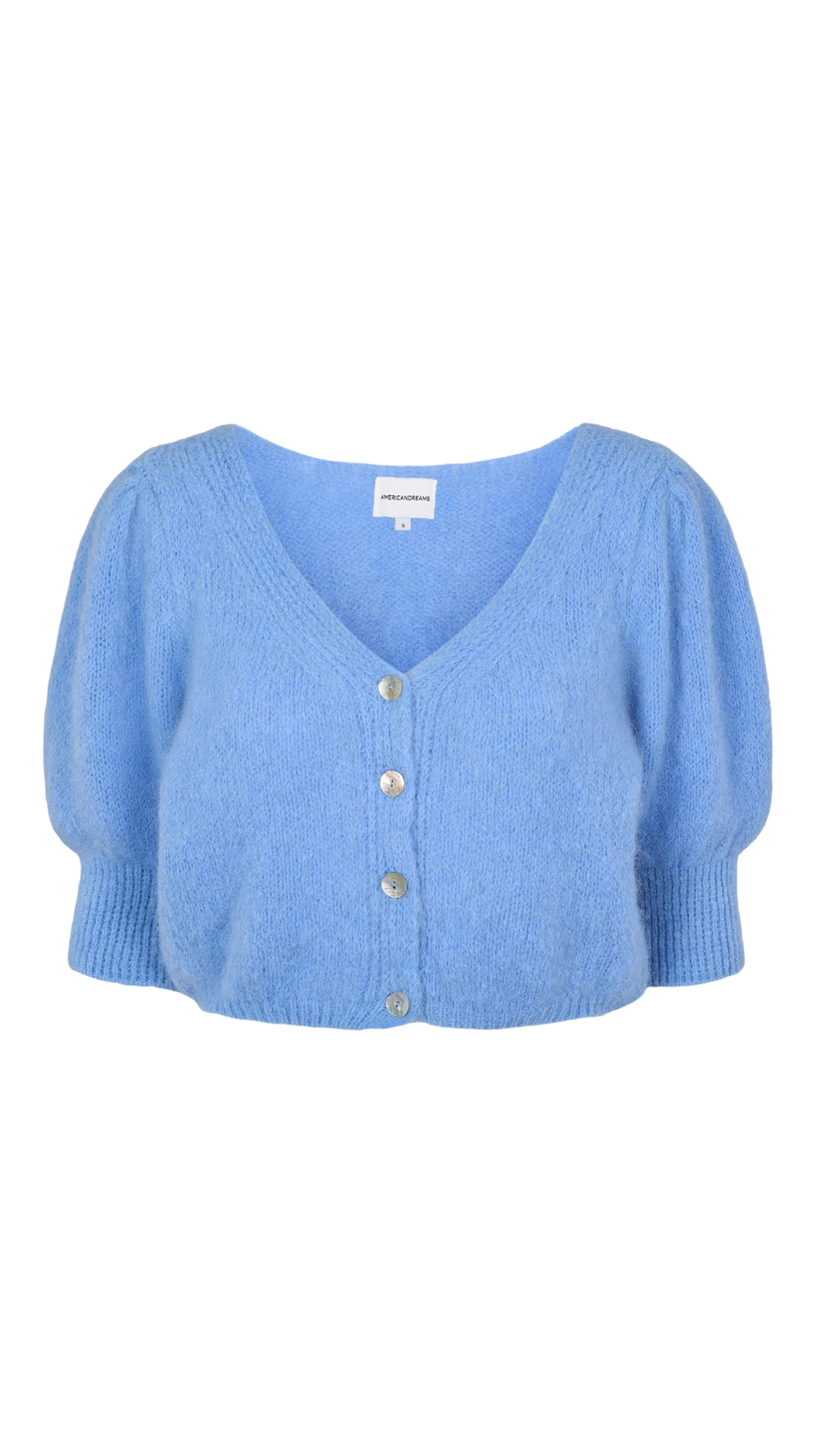 Sky Blue Manda Alpaca Cardigan