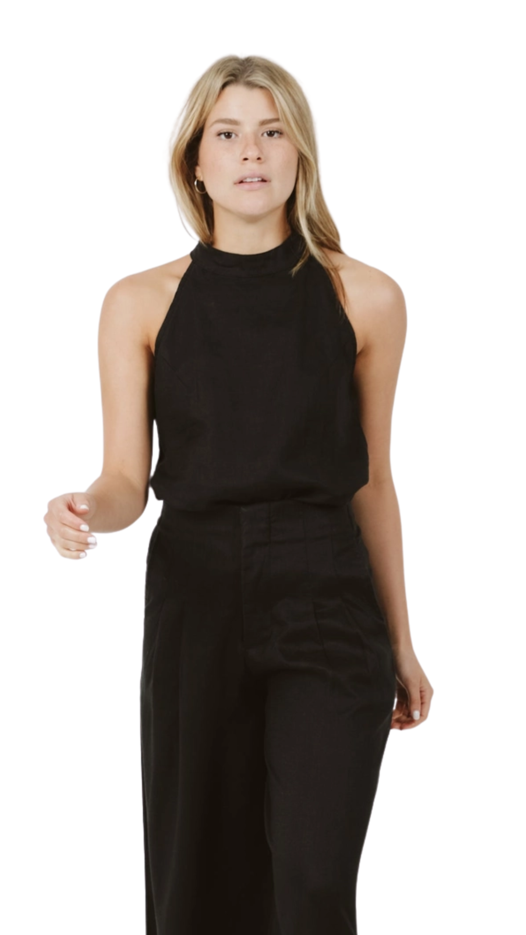 Black Olivia Top