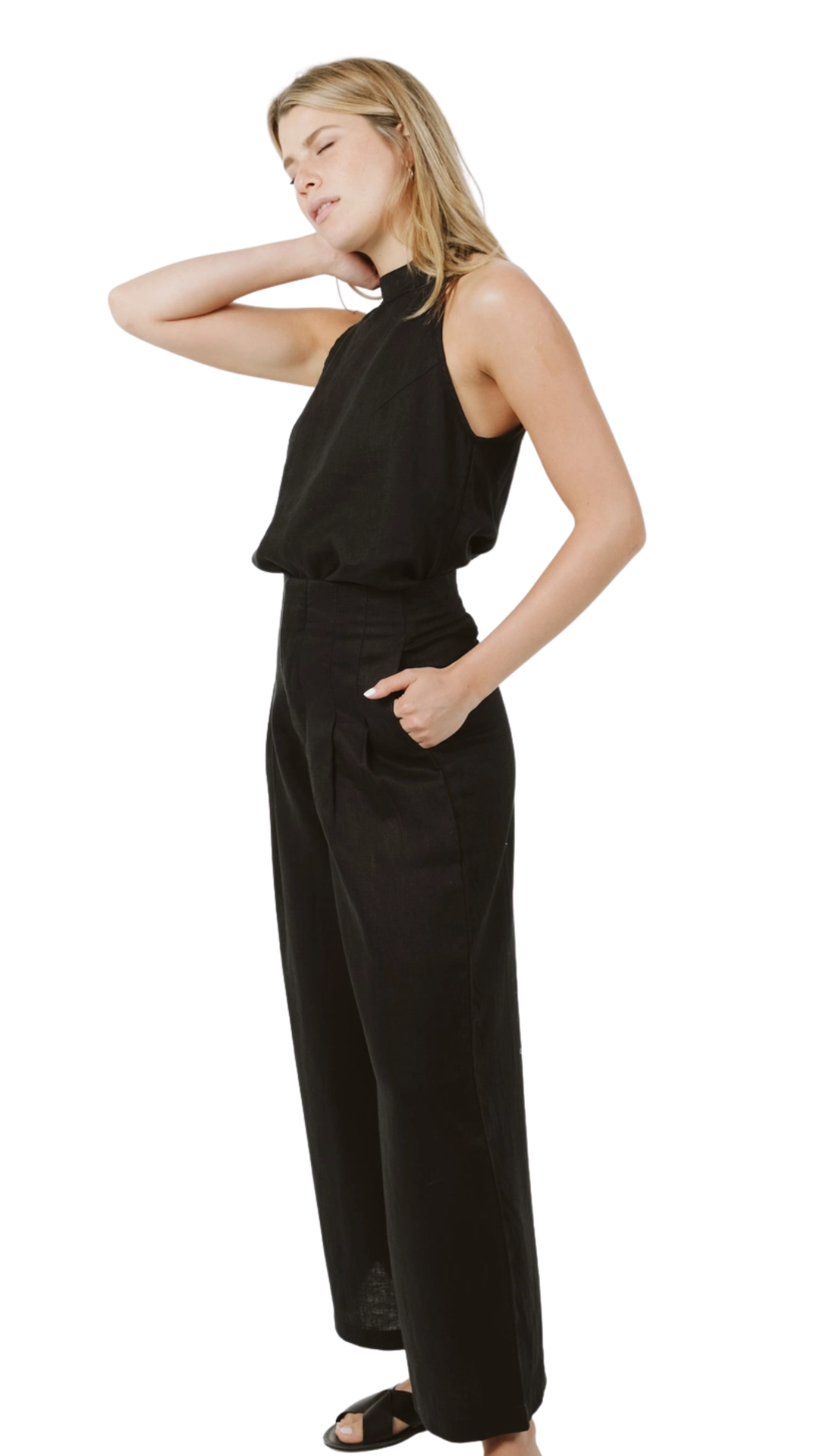 Black Olivia Top