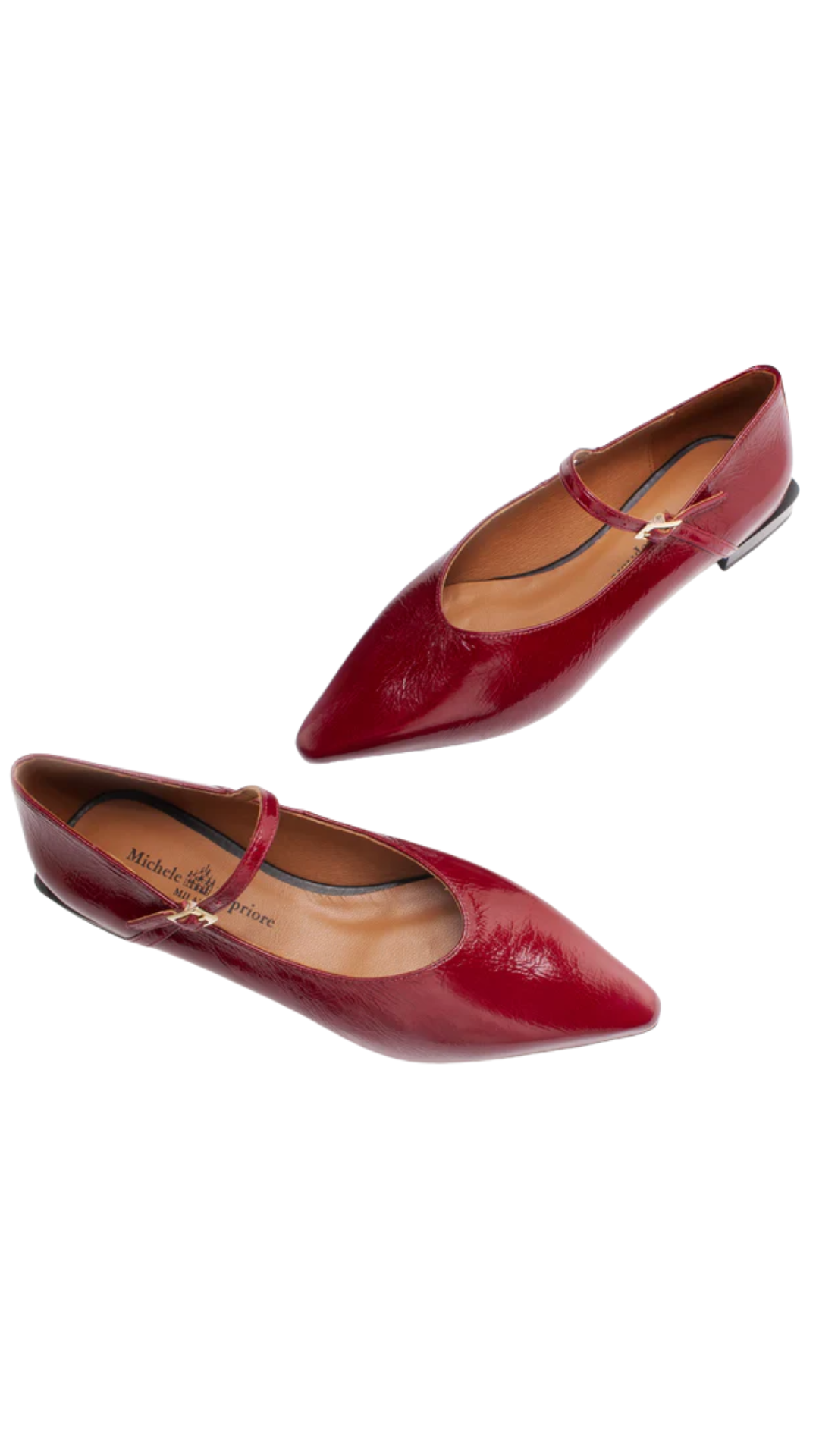 Ivette Patent Ruby Mary Janes