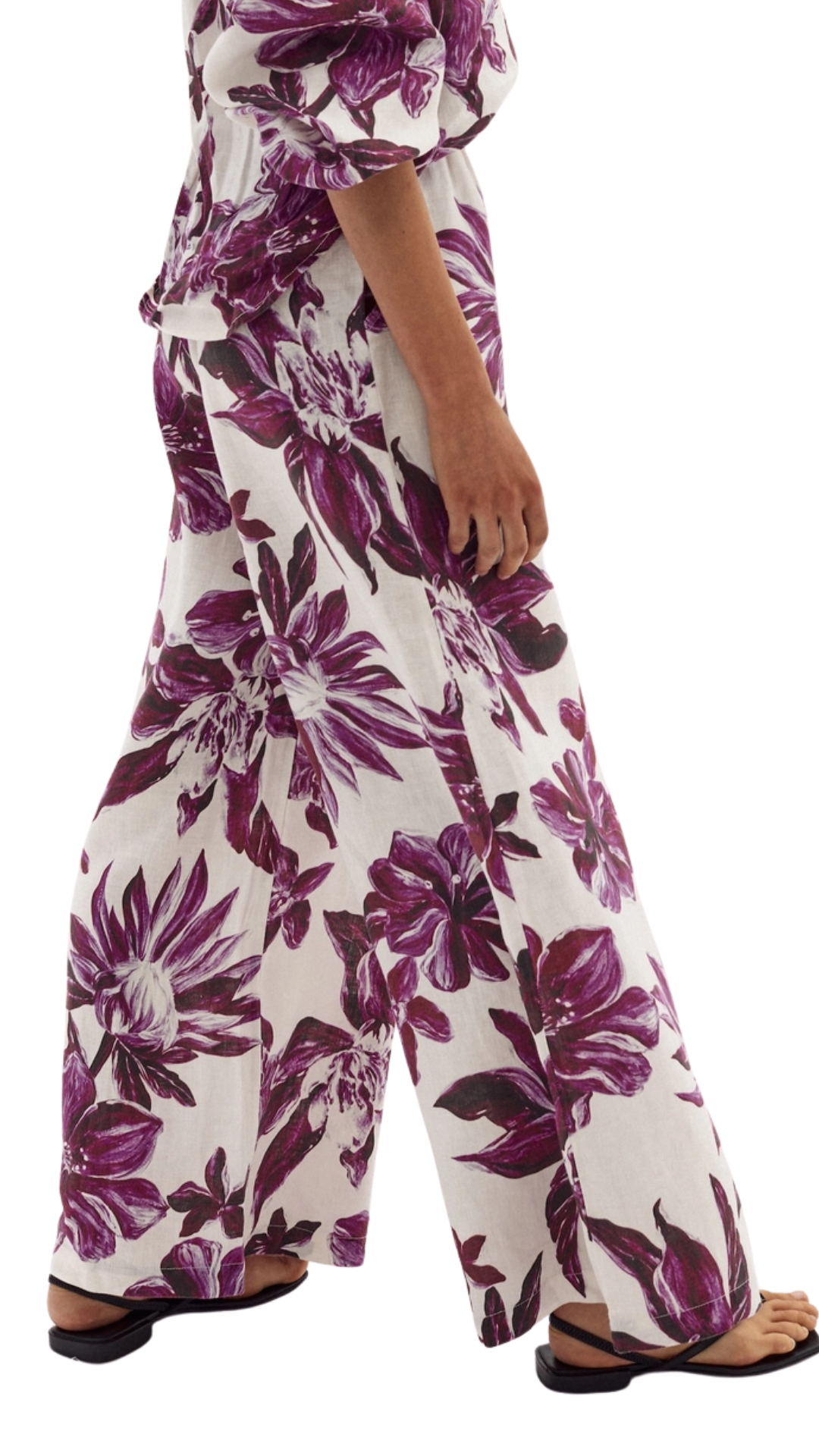 La Fleur Cape Linen Pants