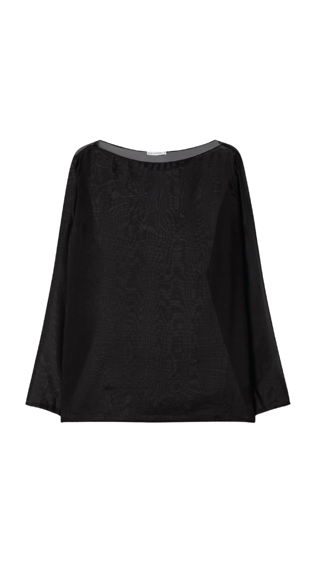 Black Chiffon Audrey Top