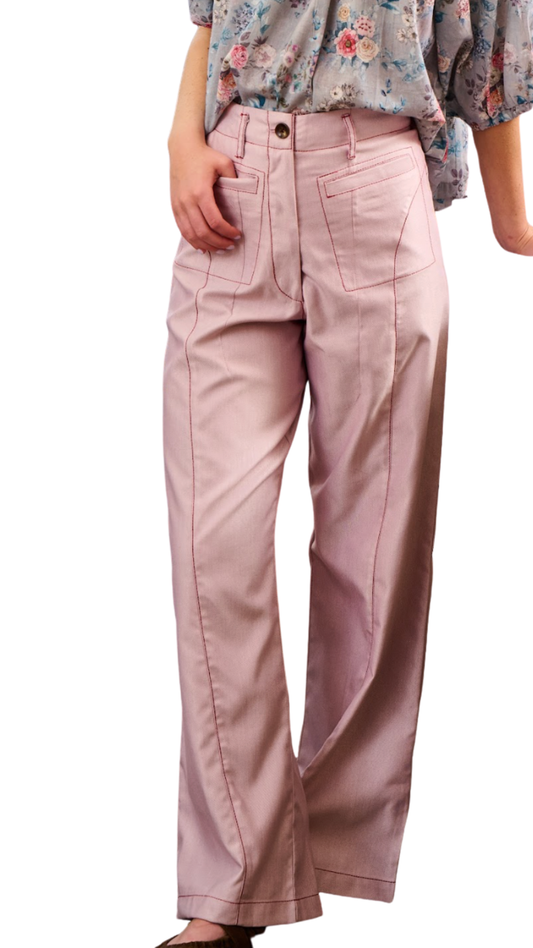 Violet & Burgundy Lulu Pants