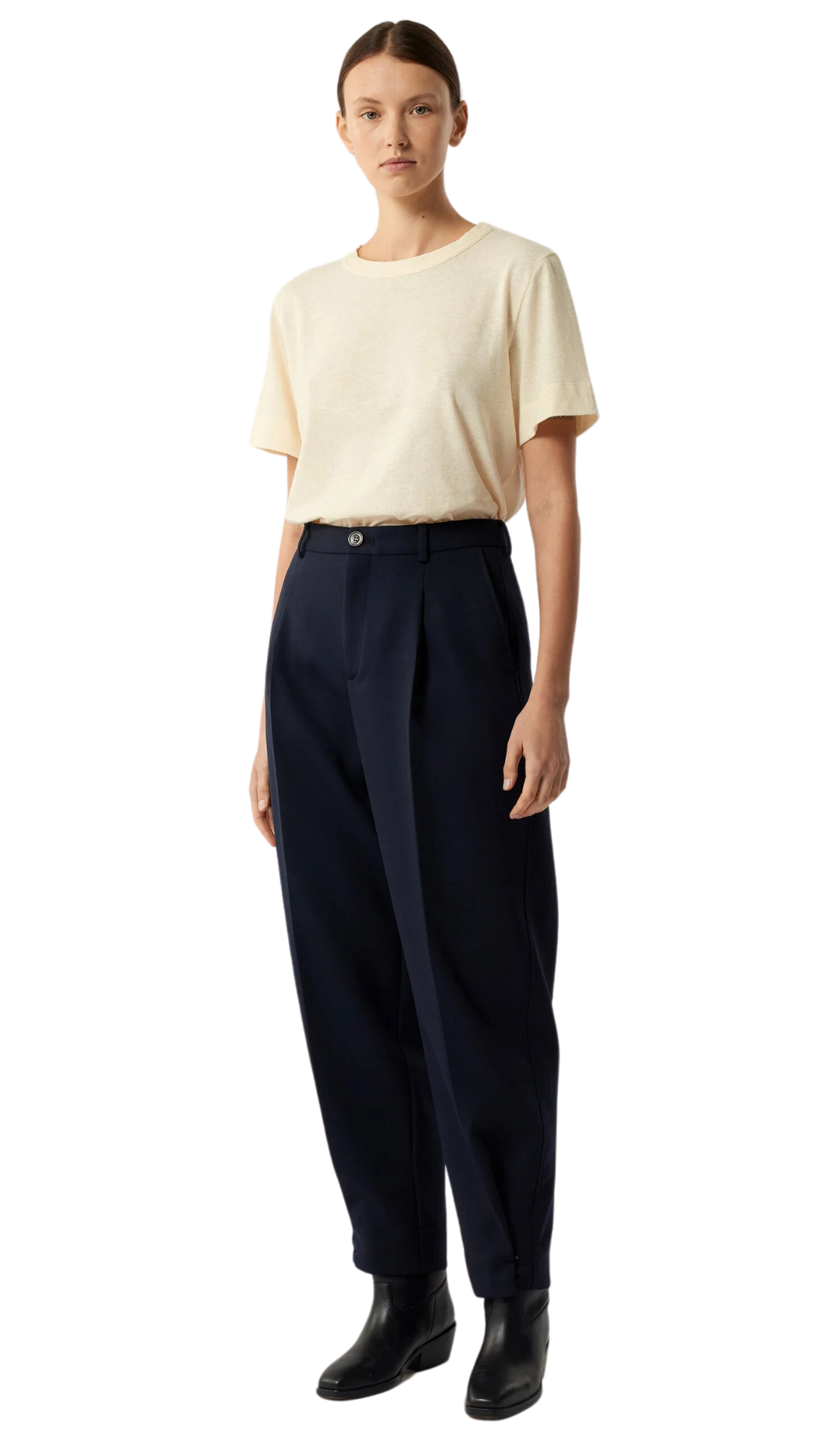 Navy Felix Trousers