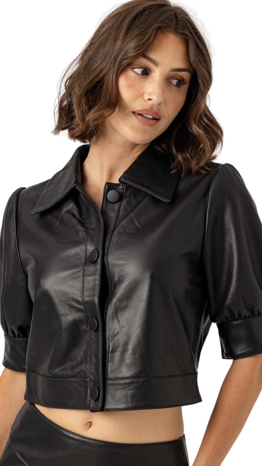 Leather Monet Jacket